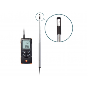 testo 425 - Digitálny anemometer  Compact Class so sondou so žeravým drôtikom a s pripojením k aplikácii