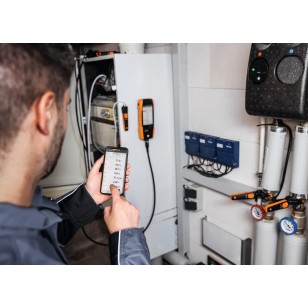 testo 300 Black Longlife sada 2 - Analyzátor spalín (O2, CO s kompenzáciou H2 až do 30,000 ppm, NO - možnosť)