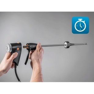 testo 300 Black Longlife sada 2 - Analyzátor spalín (O2, CO s kompenzáciou H2 až do 30,000 ppm, NO - možnosť)