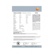 ISO kalibračný certifikát pre termokameru - s troma meracími bodmi